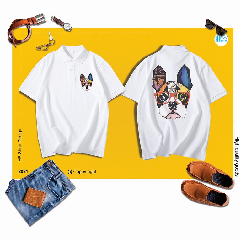 Áo thun Polo HP Boutique chất cotton 100%
